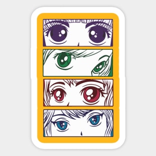 Manga eyes Sticker